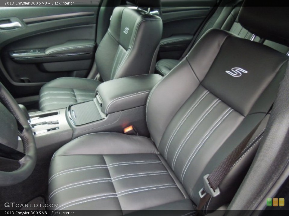 Black Interior Front Seat for the 2013 Chrysler 300 S V8 #70075817
