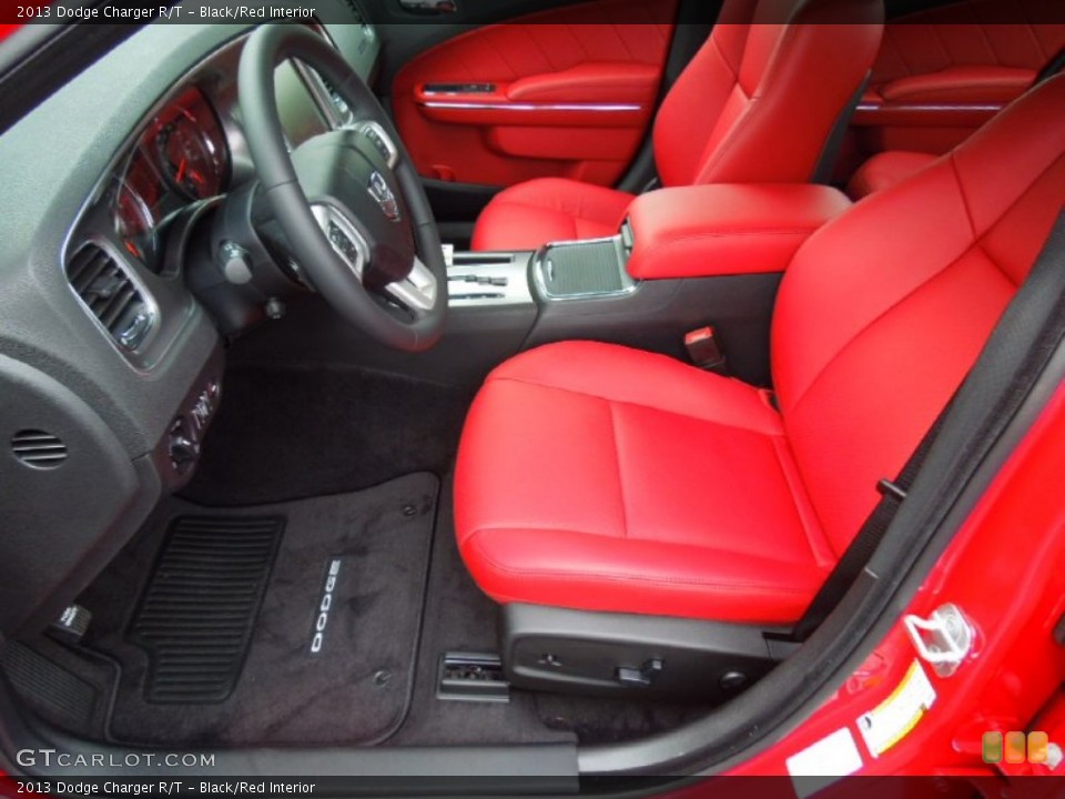 Black/Red Interior Photo for the 2013 Dodge Charger R/T #70075988