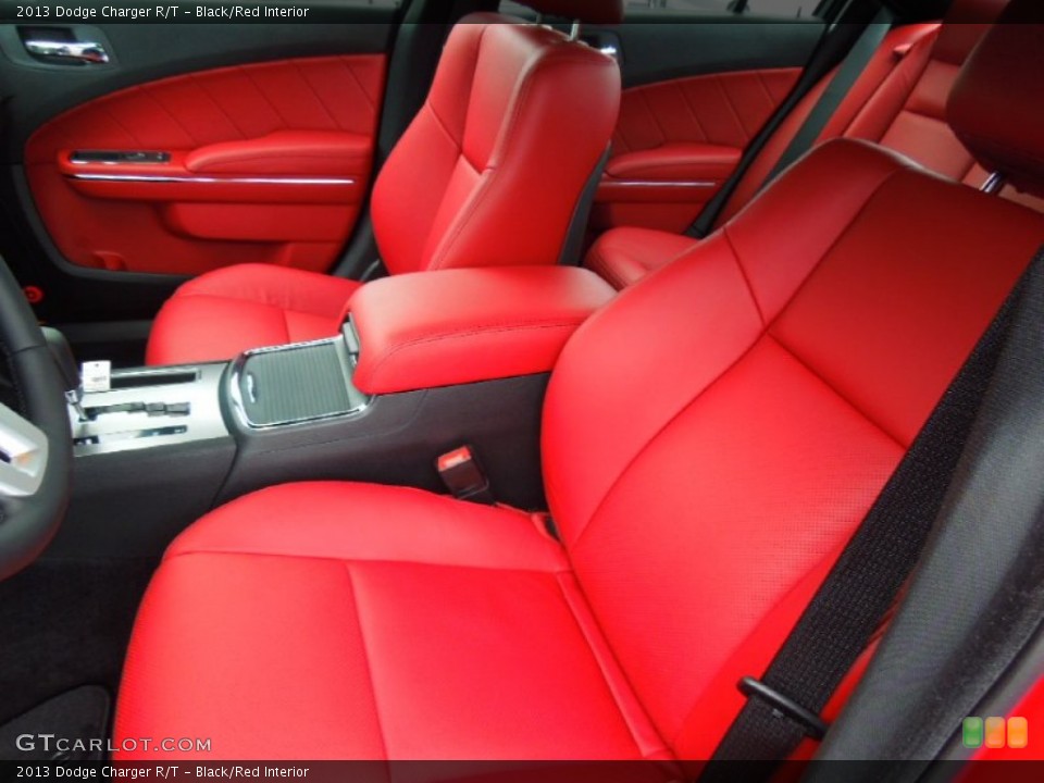 Black/Red Interior Photo for the 2013 Dodge Charger R/T #70075994