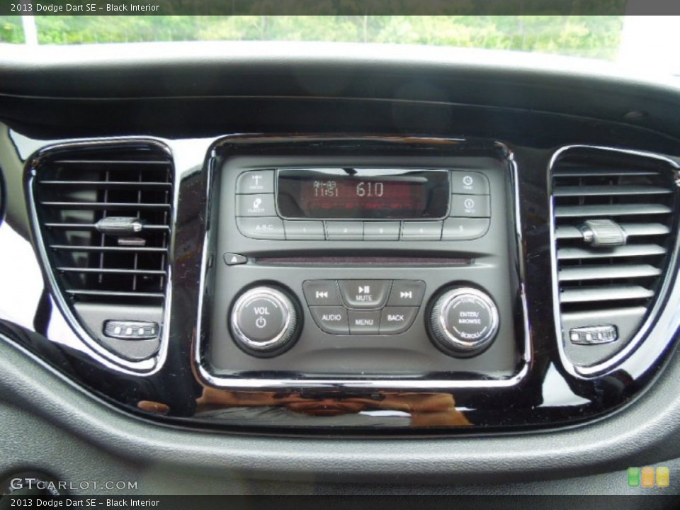 Black Interior Audio System for the 2013 Dodge Dart SE #70076179
