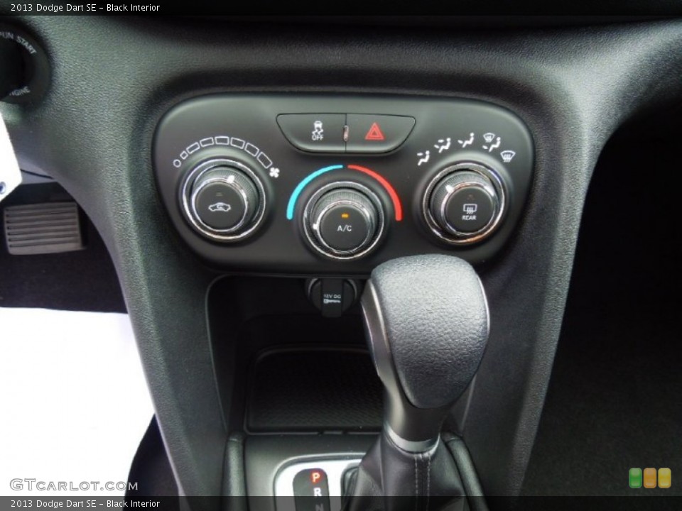 Black Interior Controls for the 2013 Dodge Dart SE #70076183