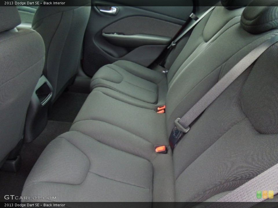 Black Interior Rear Seat for the 2013 Dodge Dart SE #70076201