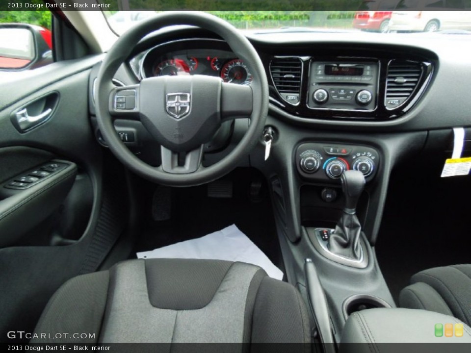 Black Interior Dashboard for the 2013 Dodge Dart SE #70076207