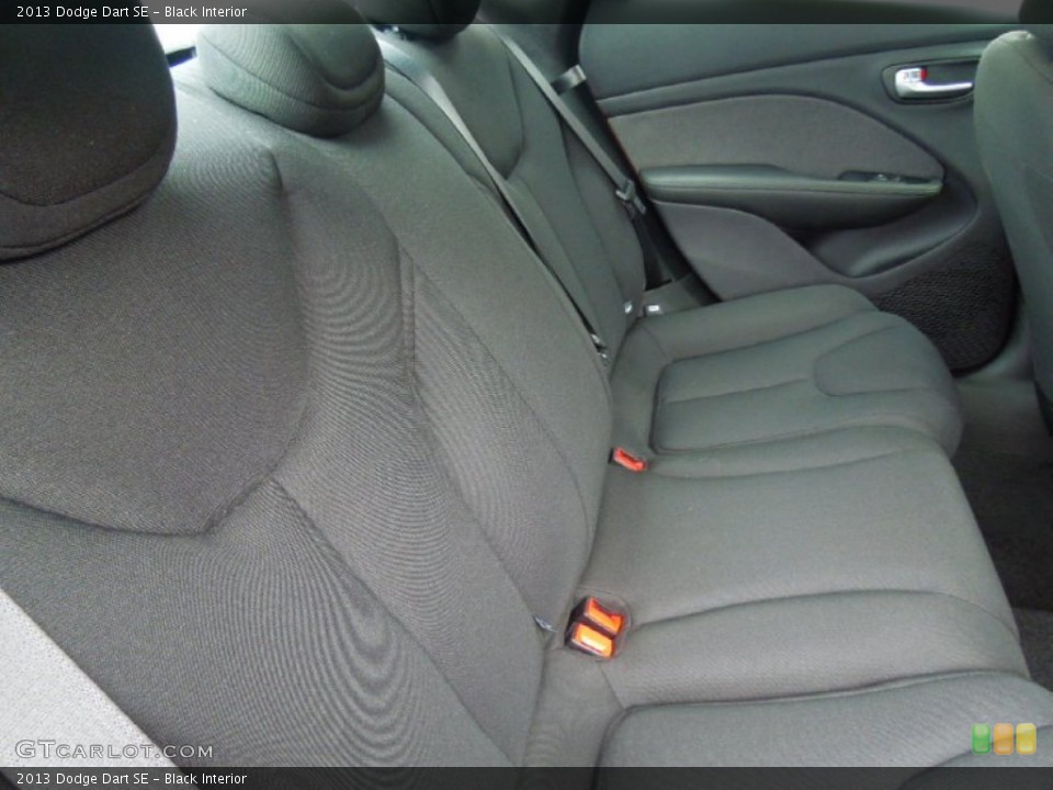 Black Interior Rear Seat for the 2013 Dodge Dart SE #70076225