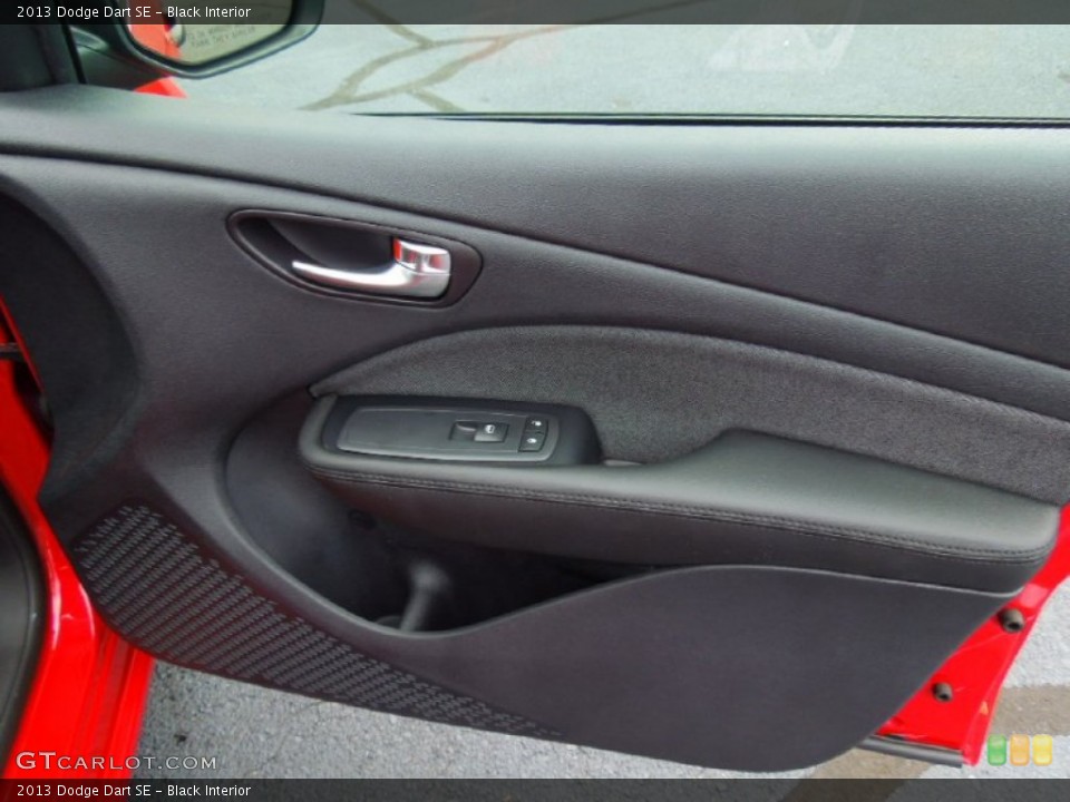 Black Interior Door Panel for the 2013 Dodge Dart SE #70076243