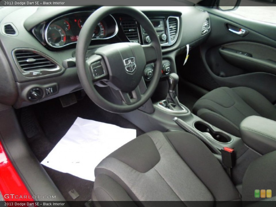 Black Interior Prime Interior for the 2013 Dodge Dart SE #70076258