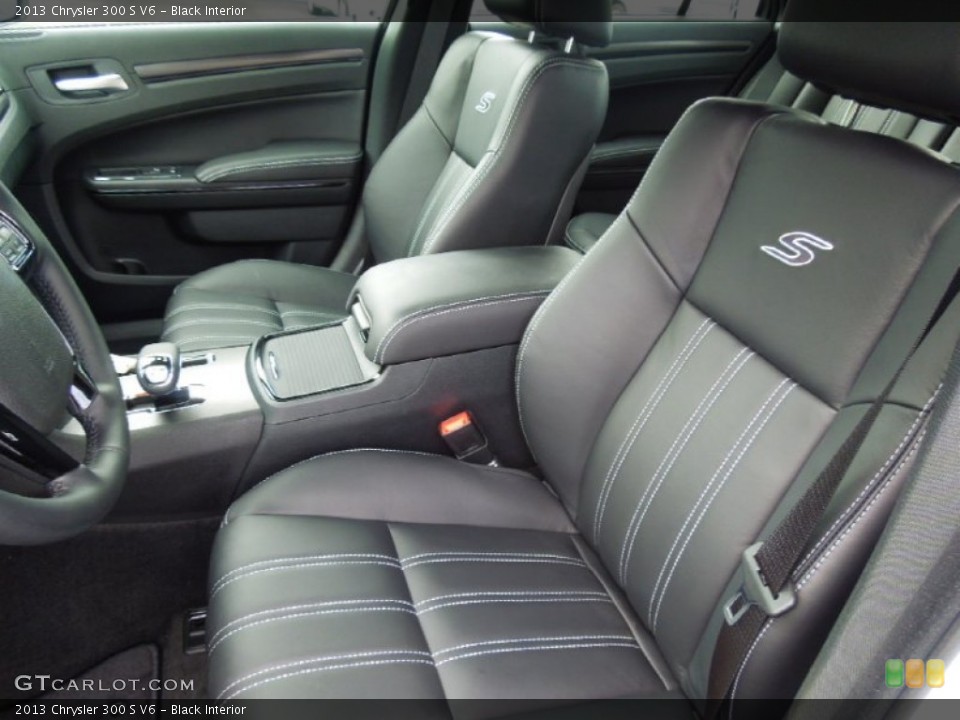 Black Interior Front Seat for the 2013 Chrysler 300 S V6 #70076315