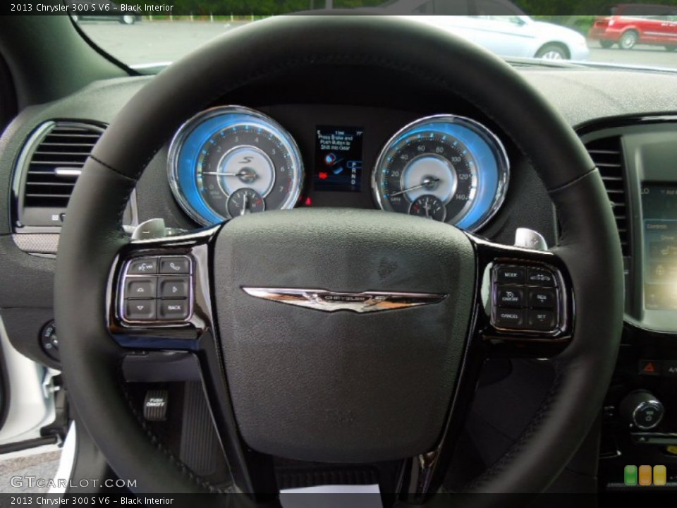 Black Interior Steering Wheel for the 2013 Chrysler 300 S V6 #70076348