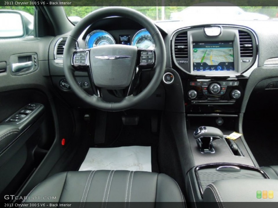 Black Interior Dashboard for the 2013 Chrysler 300 S V6 #70076372