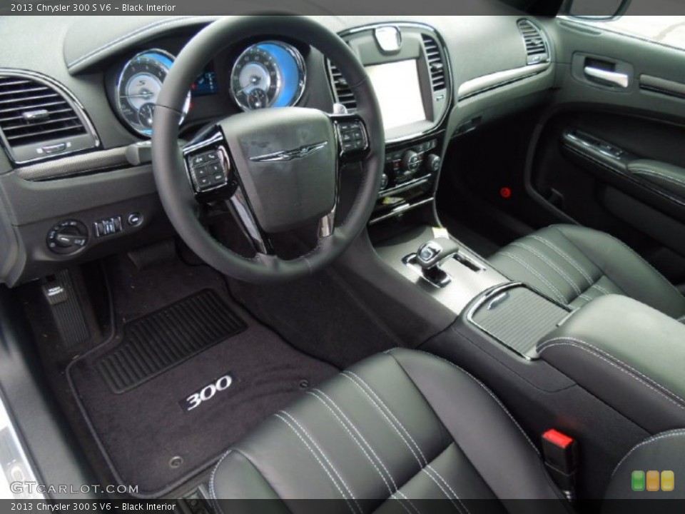 Black Interior Prime Interior for the 2013 Chrysler 300 S V6 #70076426