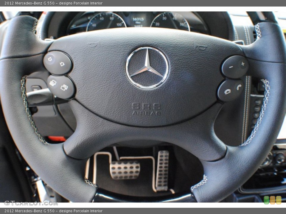 designo Porcelain Interior Steering Wheel for the 2012 Mercedes-Benz G 550 #70076435