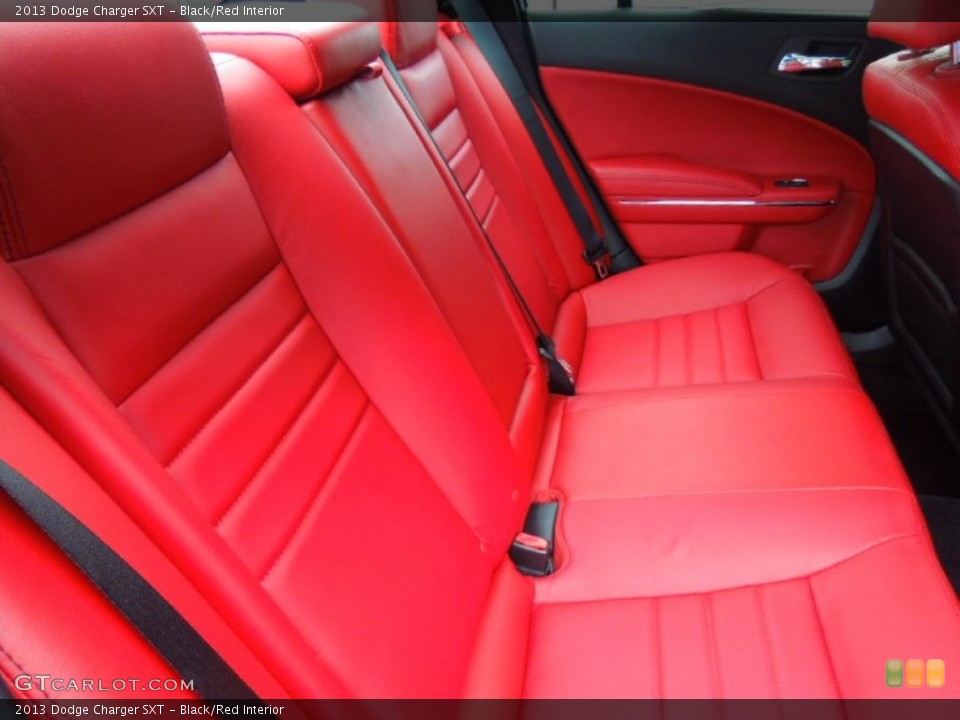 Black/Red Interior Photo for the 2013 Dodge Charger SXT #70076567
