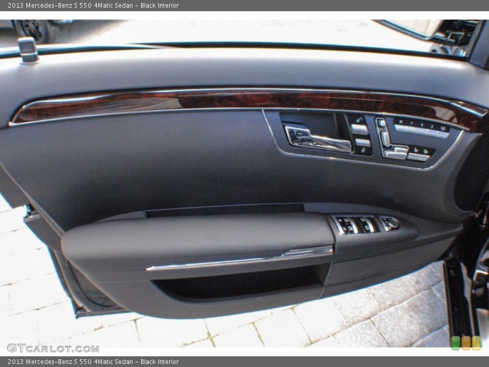 Black Interior Door Panel for the 2013 Mercedes-Benz S 550 4Matic Sedan #70076888