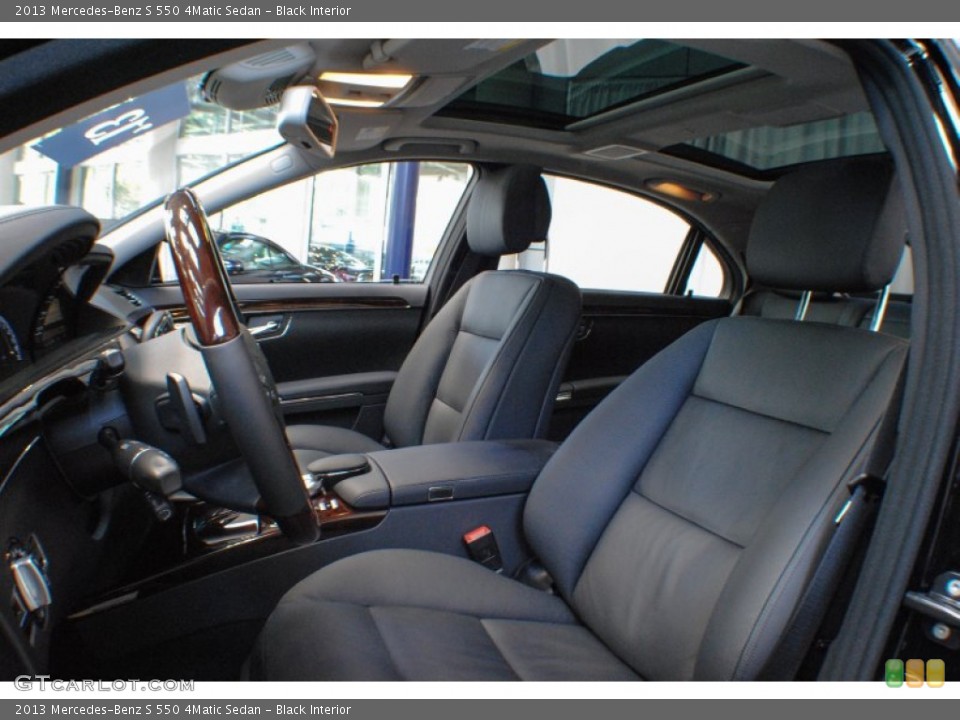 Black Interior Photo for the 2013 Mercedes-Benz S 550 4Matic Sedan #70076894