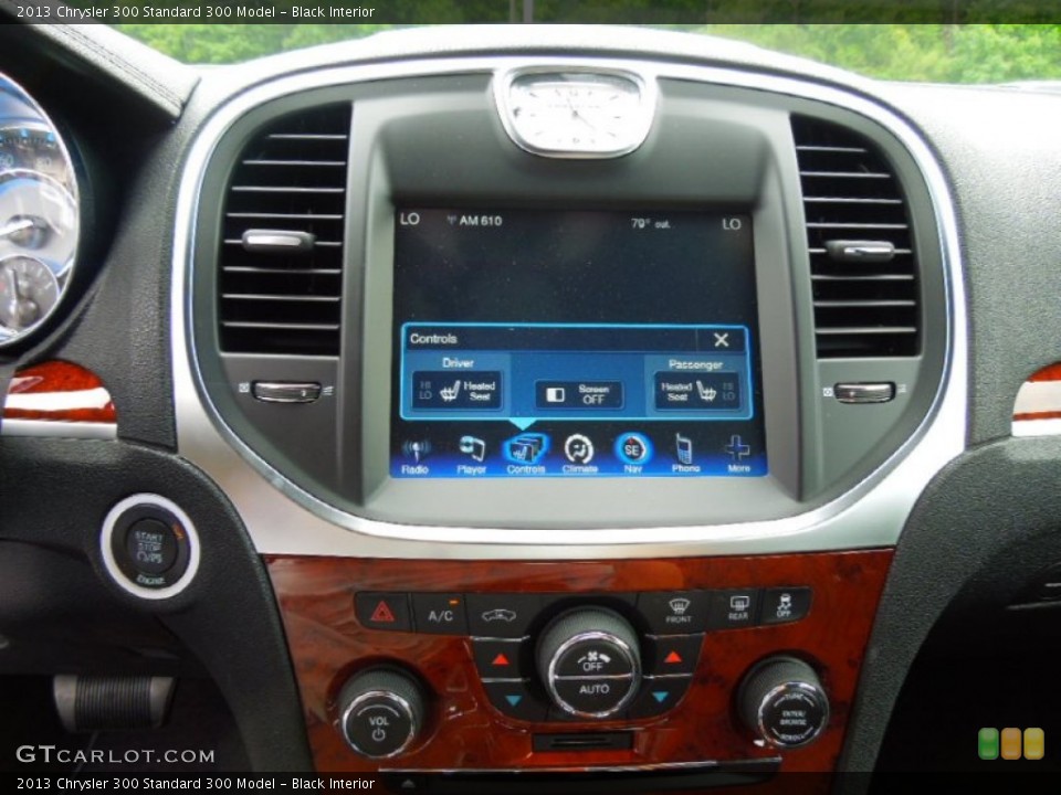 Black Interior Controls for the 2013 Chrysler 300  #70077024