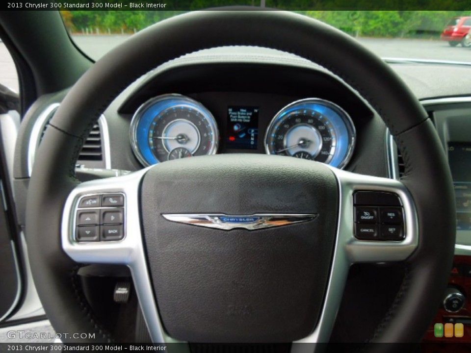 Black Interior Steering Wheel for the 2013 Chrysler 300  #70077029