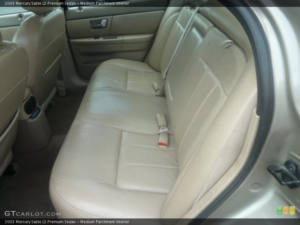 Medium Parchment Interior Rear Seat for the 2003 Mercury Sable LS Premium Sedan #70077158
