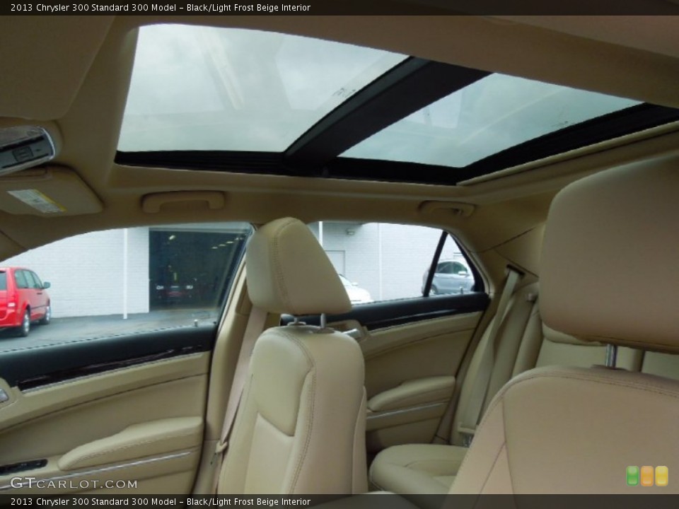 Black/Light Frost Beige Interior Sunroof for the 2013 Chrysler 300  #70077173