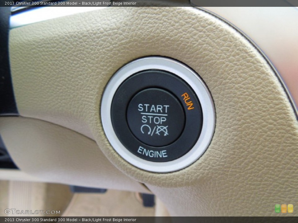 Black/Light Frost Beige Interior Controls for the 2013 Chrysler 300  #70077179