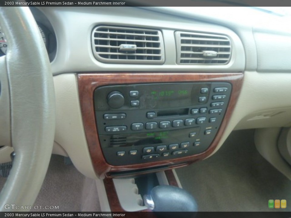 Medium Parchment Interior Controls for the 2003 Mercury Sable LS Premium Sedan #70077182
