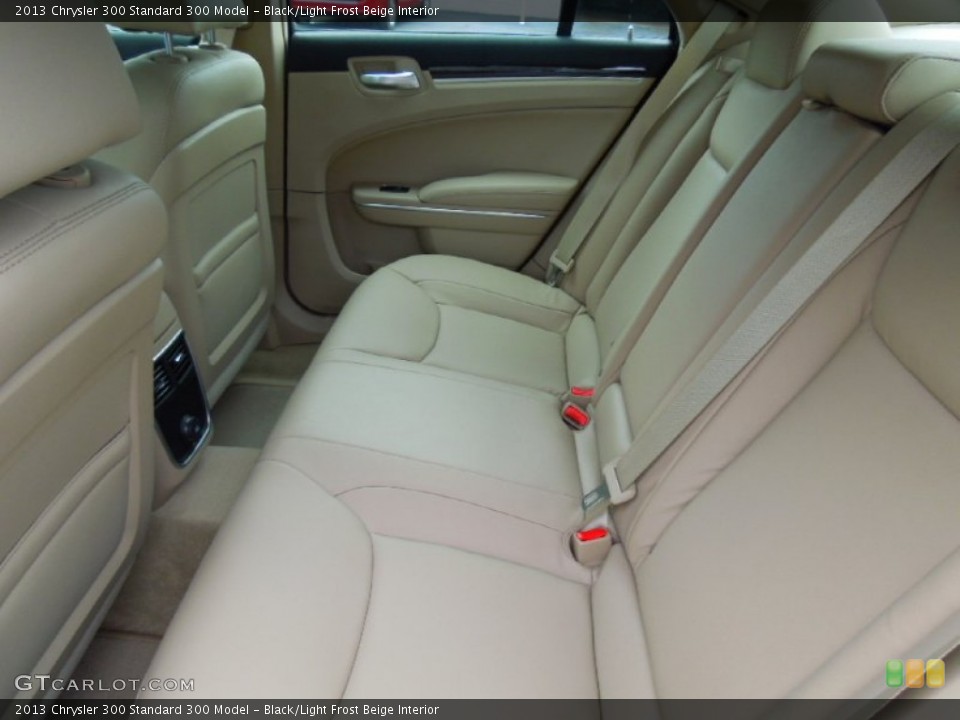 Black/Light Frost Beige Interior Rear Seat for the 2013 Chrysler 300  #70077209