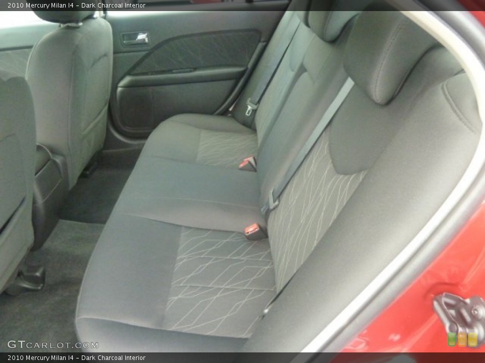 Dark Charcoal Interior Rear Seat for the 2010 Mercury Milan I4 #70077326
