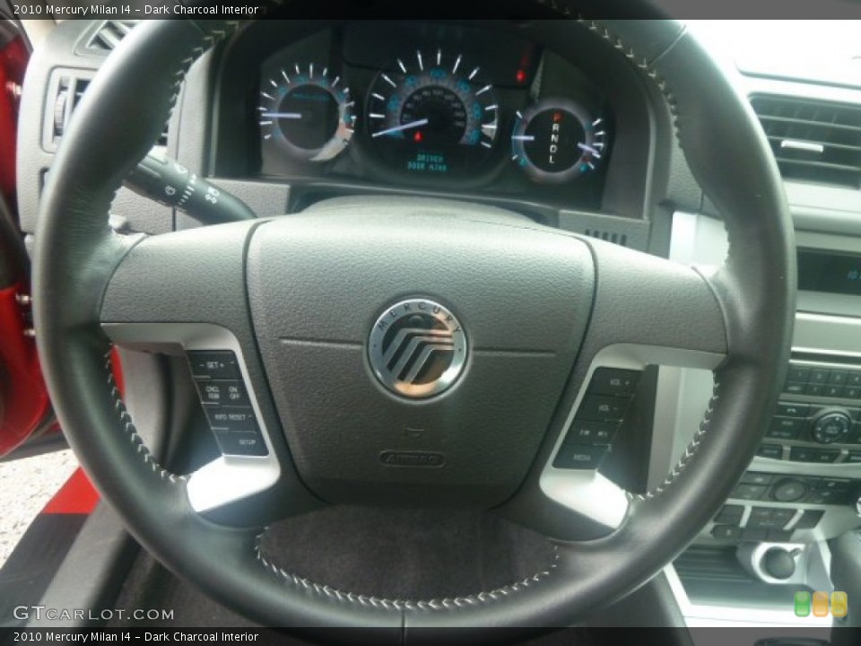 Dark Charcoal Interior Steering Wheel for the 2010 Mercury Milan I4 #70077344