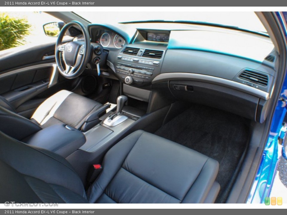 Black Interior Dashboard for the 2011 Honda Accord EX-L V6 Coupe #70077733