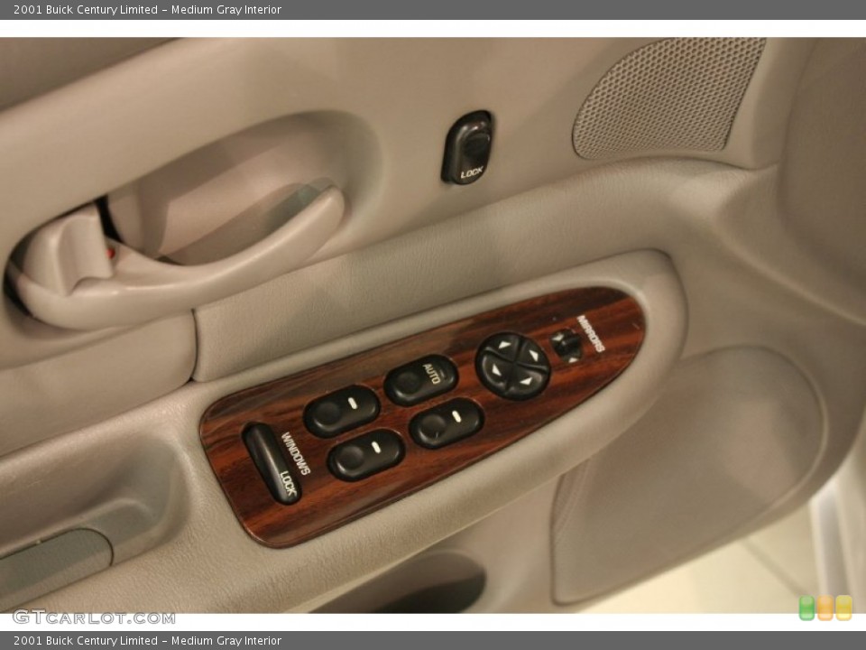 Medium Gray Interior Controls for the 2001 Buick Century Limited #70078139
