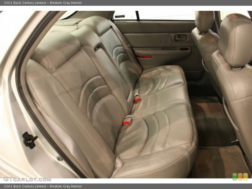Medium Gray Interior Rear Seat for the 2001 Buick Century Limited #70078190