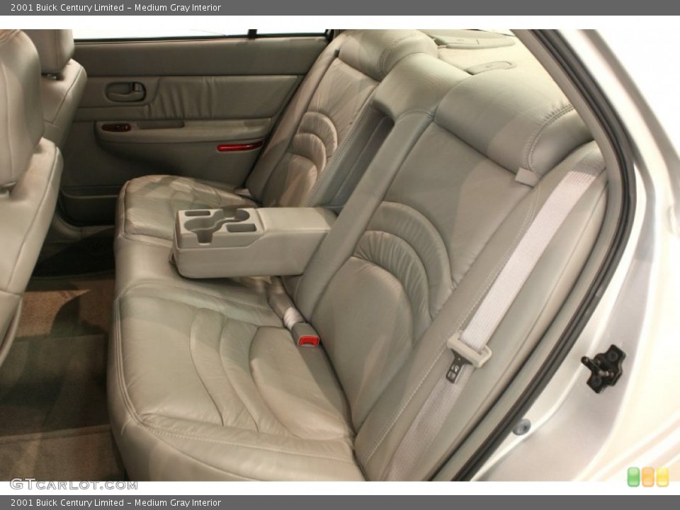 Medium Gray Interior Rear Seat for the 2001 Buick Century Limited #70078202