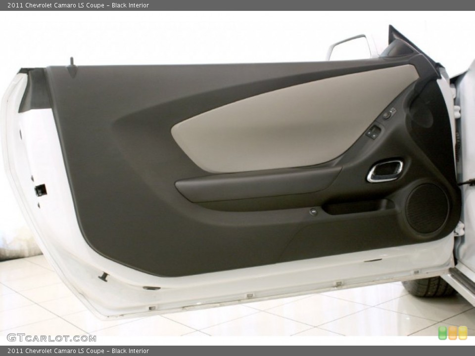 Black Interior Door Panel for the 2011 Chevrolet Camaro LS Coupe #70079069