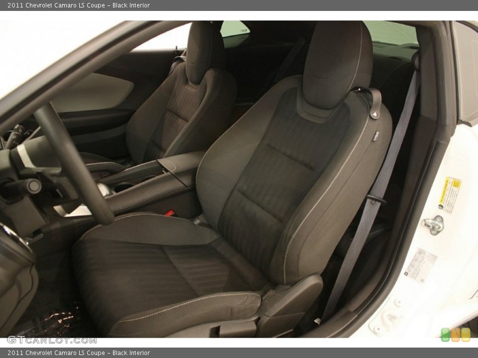 Black Interior Front Seat for the 2011 Chevrolet Camaro LS Coupe #70079075