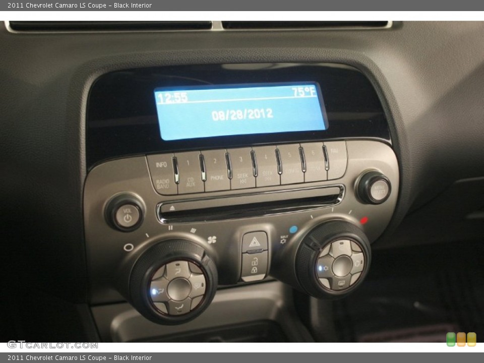 Black Interior Controls for the 2011 Chevrolet Camaro LS Coupe #70079090