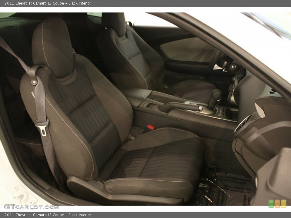 Black Interior Front Seat for the 2011 Chevrolet Camaro LS Coupe #70079102