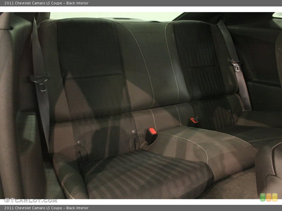 Black Interior Rear Seat for the 2011 Chevrolet Camaro LS Coupe #70079106