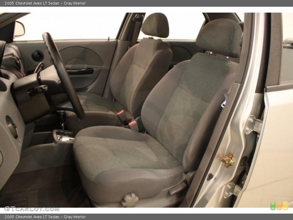 Gray Interior Front Seat for the 2005 Chevrolet Aveo LT Sedan #70079203