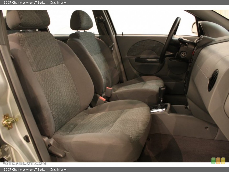 Gray Interior Front Seat for the 2005 Chevrolet Aveo LT Sedan #70079221