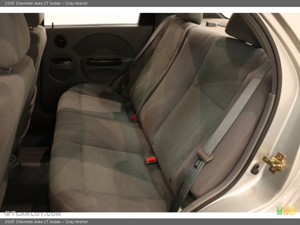 Gray Interior Rear Seat for the 2005 Chevrolet Aveo LT Sedan #70079227