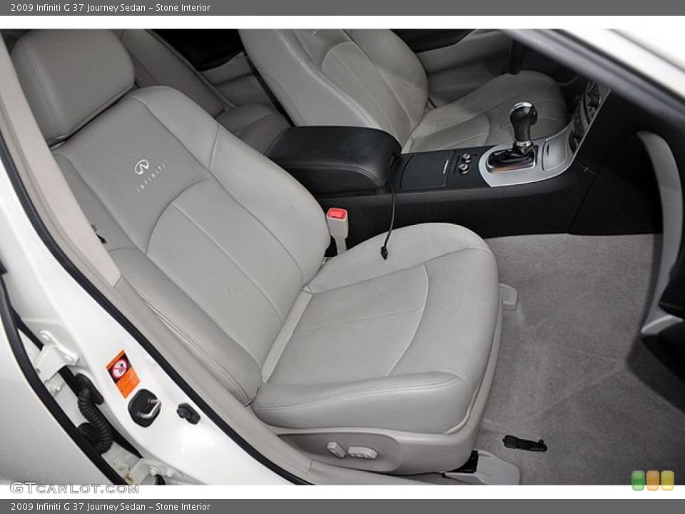 Stone Interior Photo for the 2009 Infiniti G 37 Journey Sedan #70081946