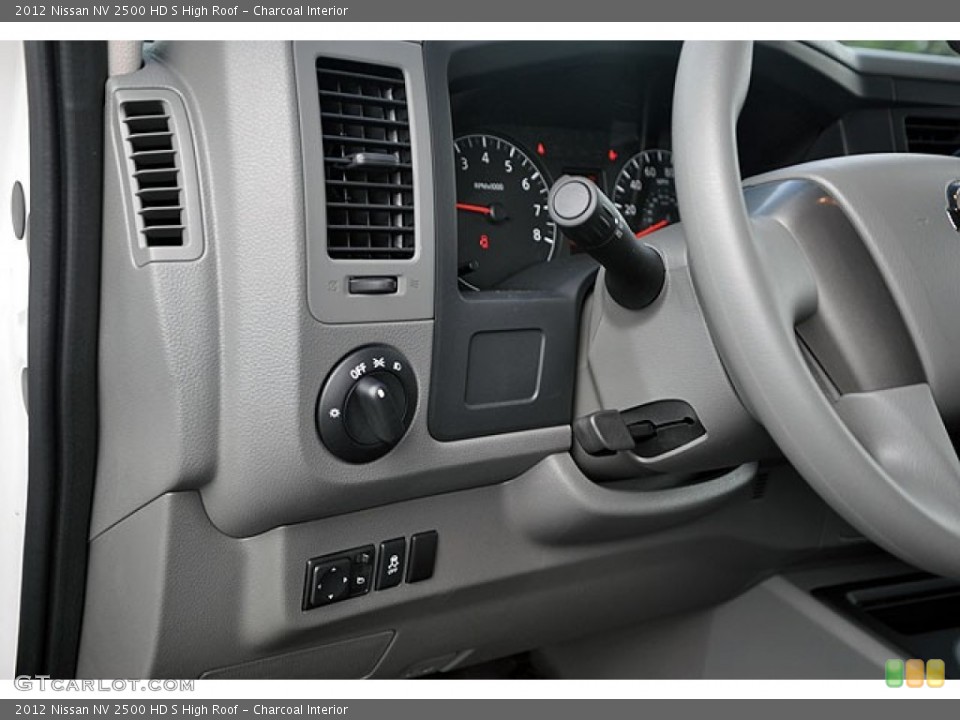 Charcoal Interior Controls for the 2012 Nissan NV 2500 HD S High Roof #70083785