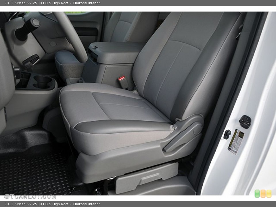 Charcoal Interior Front Seat for the 2012 Nissan NV 2500 HD S High Roof #70083798