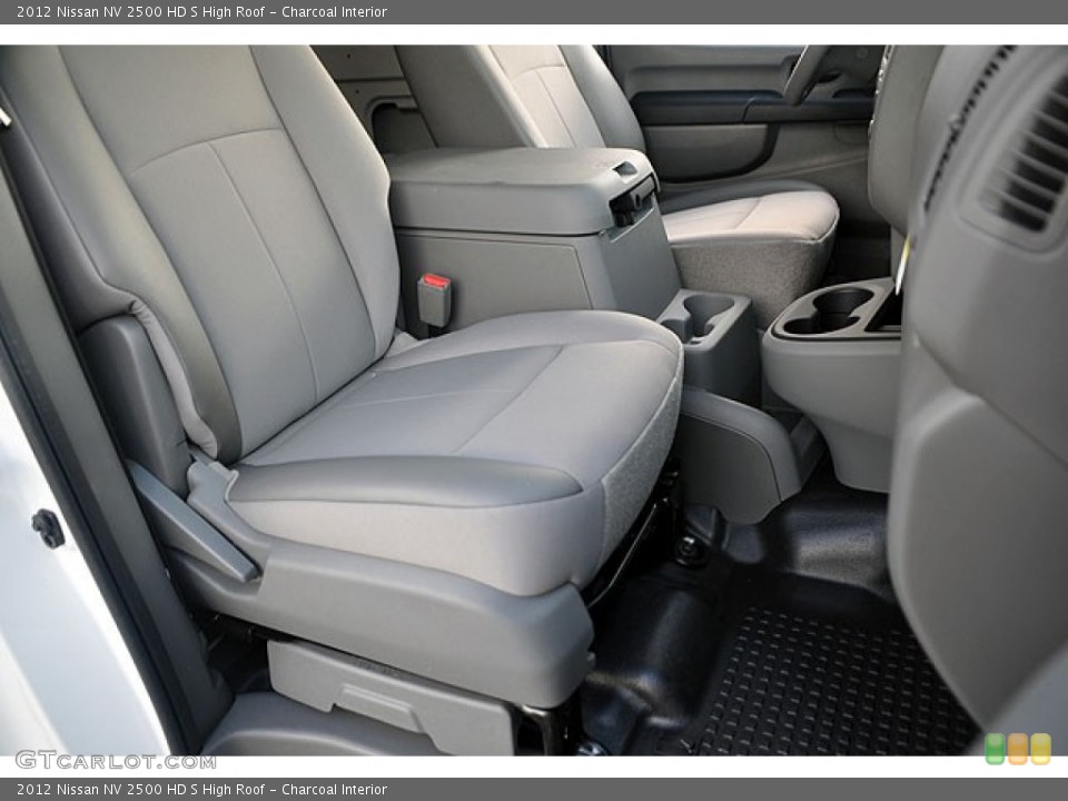 Charcoal Interior Front Seat for the 2012 Nissan NV 2500 HD S High Roof #70083811
