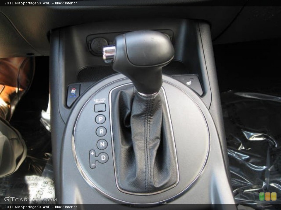 Black Interior Transmission for the 2011 Kia Sportage SX AWD #70084559