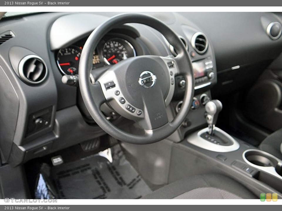 Black Interior Dashboard for the 2013 Nissan Rogue SV #70084589
