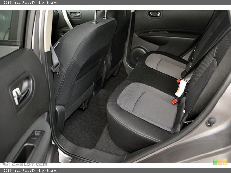 Black Interior Rear Seat for the 2013 Nissan Rogue SV #70084597