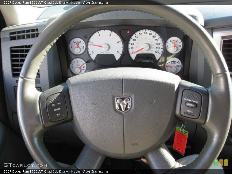 Medium Slate Gray Interior Steering Wheel for the 2007 Dodge Ram 3500 SLT Quad Cab Dually #70085060