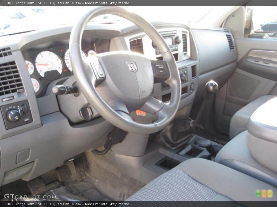 Medium Slate Gray Interior Prime Interior for the 2007 Dodge Ram 3500 SLT Quad Cab Dually #70085132