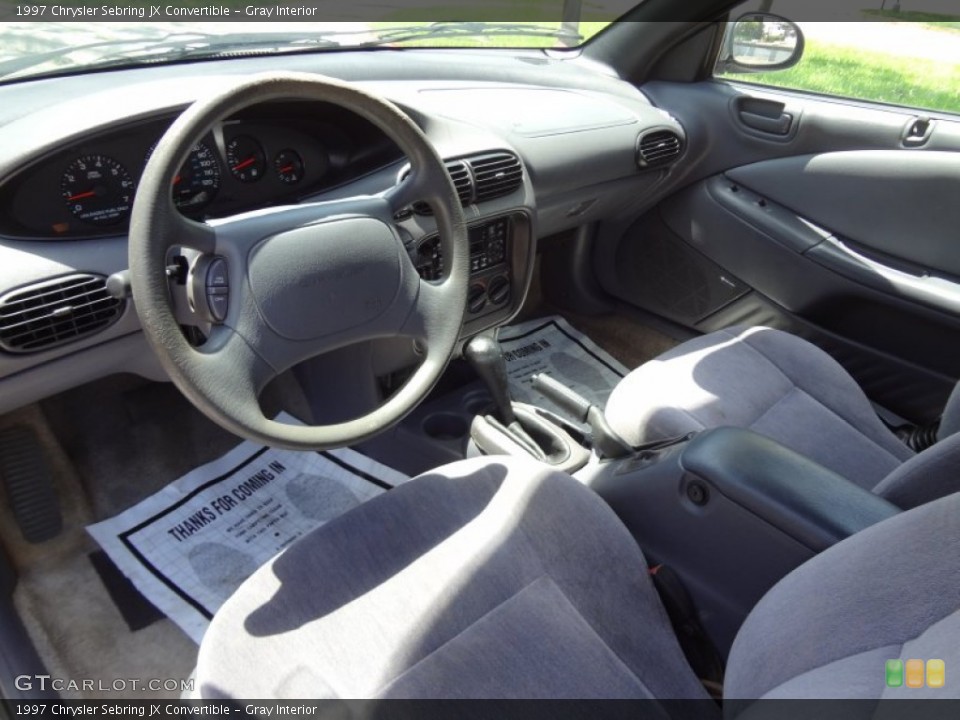 Gray 1997 Chrysler Sebring Interiors