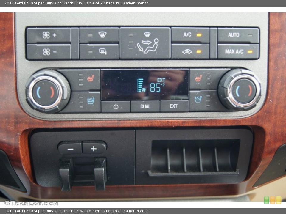 Chaparral Leather Interior Controls for the 2011 Ford F250 Super Duty King Ranch Crew Cab 4x4 #70087107